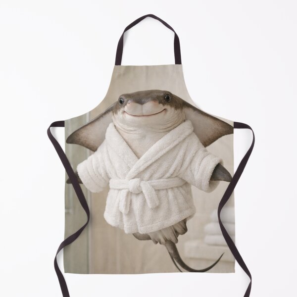 Item preview, Cownose Ray Wearing a Bathrobe designed and sold by Sillytoe.