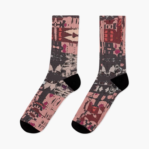 Item preview, Abstract Pink Grunge Collage Pattern designed and sold by kkargakou.