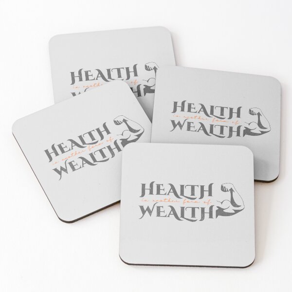 Item preview, Health Is Wealth Positive Health Enlighten Design designed and sold by AppearoStudio.