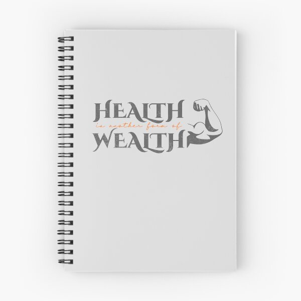 Item preview, Health Is Wealth Positive Health Enlighten Design designed and sold by AppearoStudio.