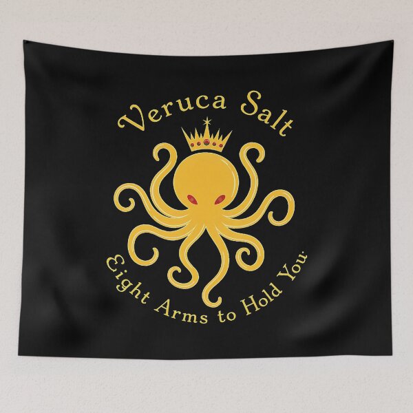 Item preview, Veruca Salt Octopus Crown Eight Arms Quote-68 designed and sold by PaintingFirsa.