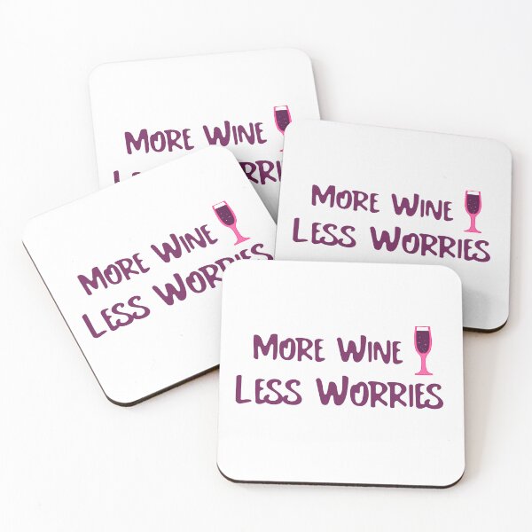 Item preview, More Wine Less Worries  designed and sold by CreationsbYKz.