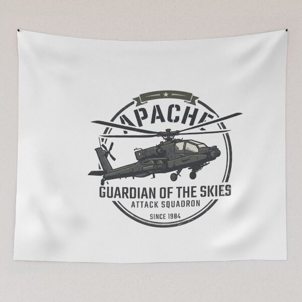Item preview, Apache Attack Helicopter Design designed and sold by IRON WINGS /USAF.