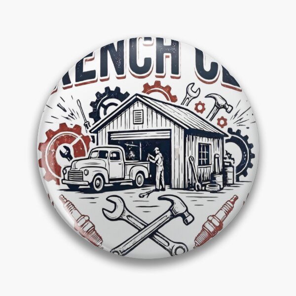 Artikelvorschau, Weekend Wrench Club – Vintage Mechanic Garage T-Shirt entworfen und verkauft von abdlhakim taoufik.