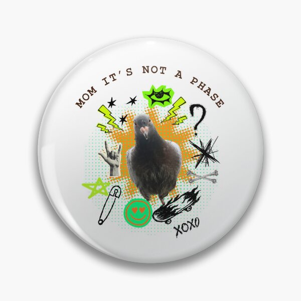 Item preview, Mom it's not a phase: punk pigeon designed and sold by pigeonseveryday.