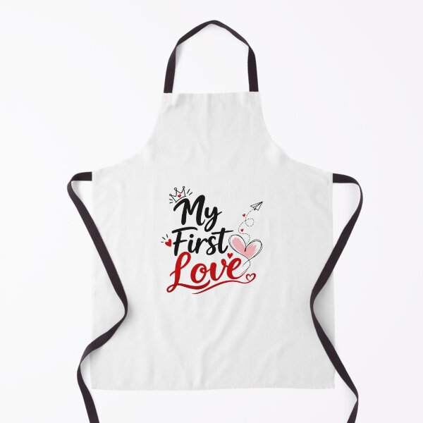 Item preview, My First Love Romantic Heart Couple Gift Design designed and sold by Lovestickerco.
