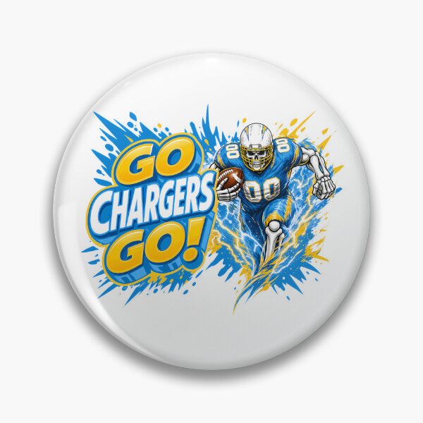 Item preview, Go Chargers Go! Los Angeles Chargers Football Fan #0071 designed and sold by GLUVY-THEME.