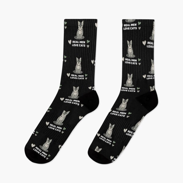 Item preview, Real Men Love Cats Cute Tabby Cat Graphic Design designed and sold by GiaoCalonas.