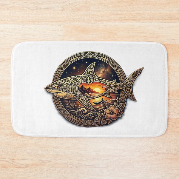 Item preview, Tribal Shark Starry Night Sky designed and sold by Hawaii26.