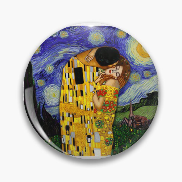 Item preview, Romantic Kiss Under A Starry Night Sky – Dreamy Nighttime Art Print | Limited Edition designed and sold by KashRockit.
