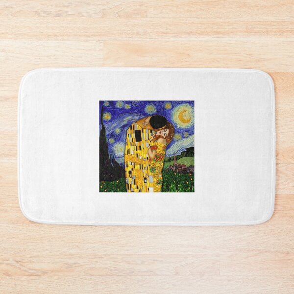 Item preview, Romantic Kiss Under A Starry Night Sky – Dreamy Nighttime Art Print | Limited Edition designed and sold by KashRockit.