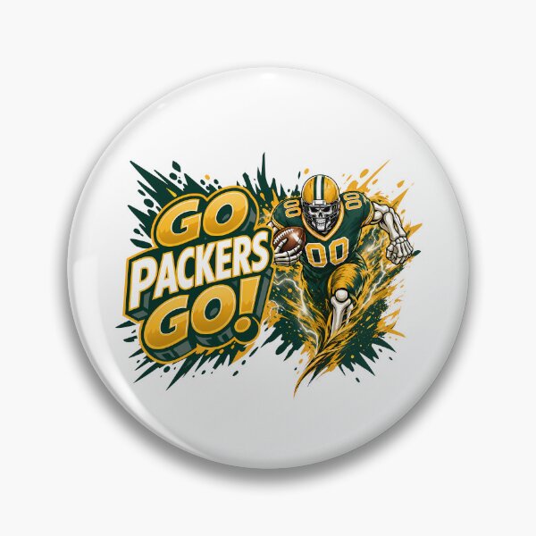 Item preview, Go Packers Go! Green Bay Packers Football Fan #0072 designed and sold by GLUVY-THEME.