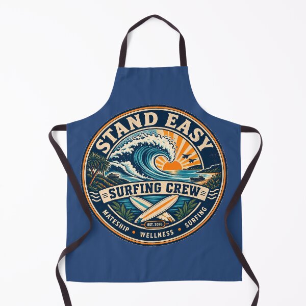 Item preview, Stand Easy Veteran Surf Club Logo Sunshine Coast - Craig's Retro Variant designed and sold by Bombergirls.