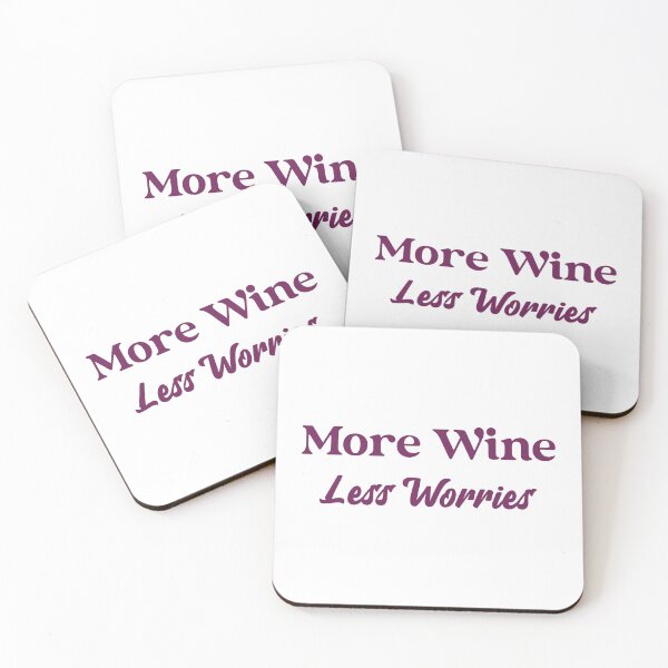 Item preview, More Wine Less Worries  designed and sold by CreationsbYKz.