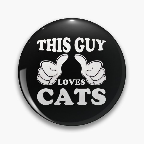 Item preview, This Guy Loves Cats designed and sold by GiaoCalonas.