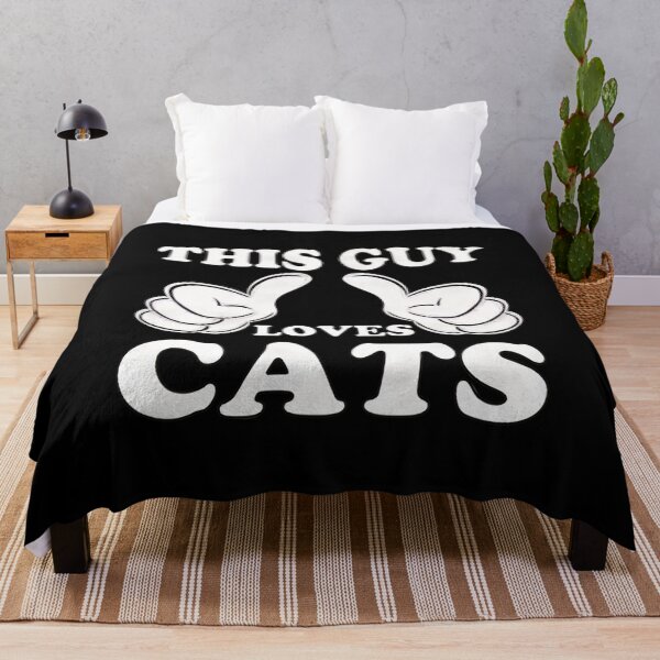 Item preview, This Guy Loves Cats designed and sold by GiaoCalonas.