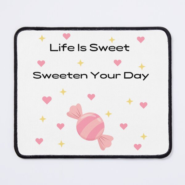 Item preview, Cute Pink Candy with Hearts and Sparkling Stars Sweet Love Illustration designed and sold by MathuraPresent.