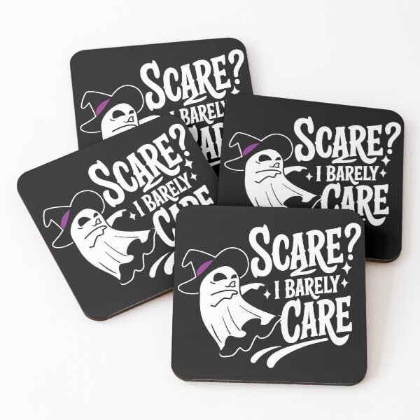 Item preview, Silly Ghost in a Witch Hat - Funny Halloween Art_BK designed and sold by AckeeWolf.