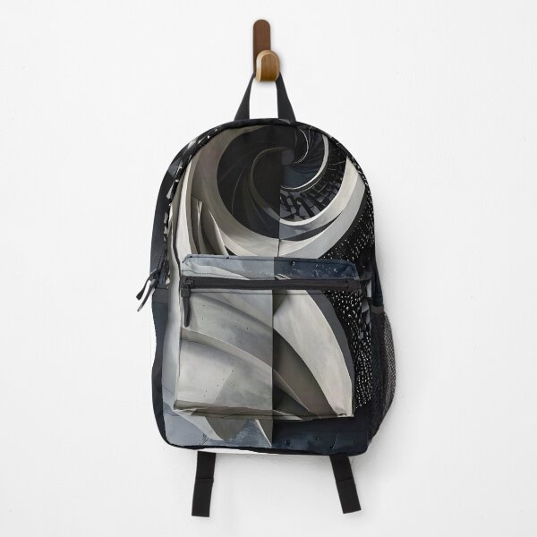 Item preview, Futuristic Industrial Spiral Design in Gray Stone designed and sold by Vicky Brago-Mitchell®.