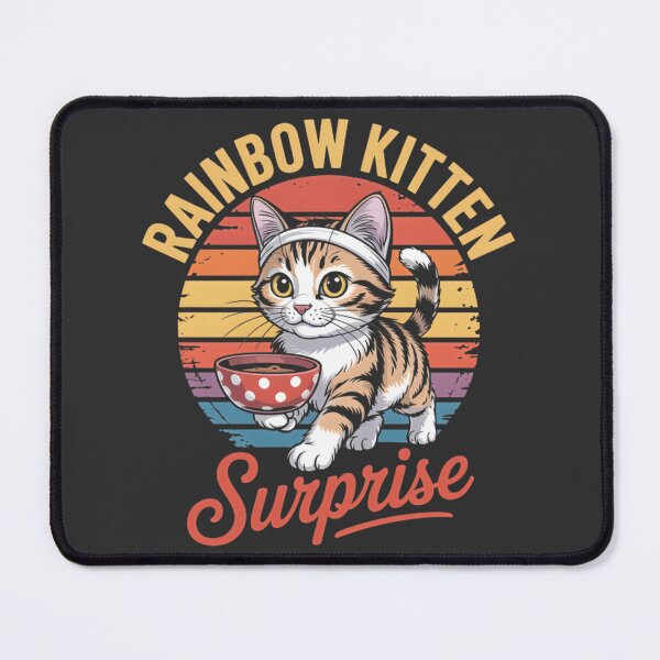 Item preview, Rainbow Kitten Surprise – Colorful Cat Art For T‑Shirts, Stickers & Phone Cases | ⭐⭐⭐⭐⭐ designed and sold by HestiaBHN.