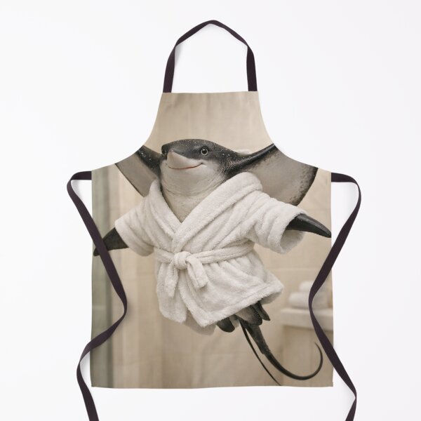 Item preview, Eagle Ray Wearing a Cozy Bathrobe designed and sold by Sillytoe.