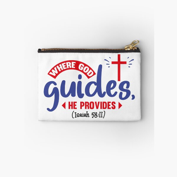 Item preview, Where God Guides He Provides Christian Faith T shirt , Sticker , mug and tattoo designed and sold by Billium Halder.