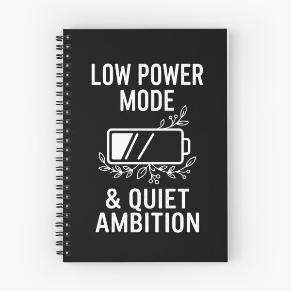 Item preview, Low Power Mode Quiet Ambition Funny Introvert T-Shirt designed and sold by KreatoLab.