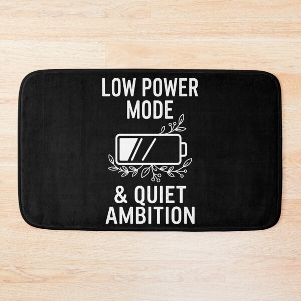 Item preview, Low Power Mode Quiet Ambition Funny Introvert T-Shirt designed and sold by KreatoLab.