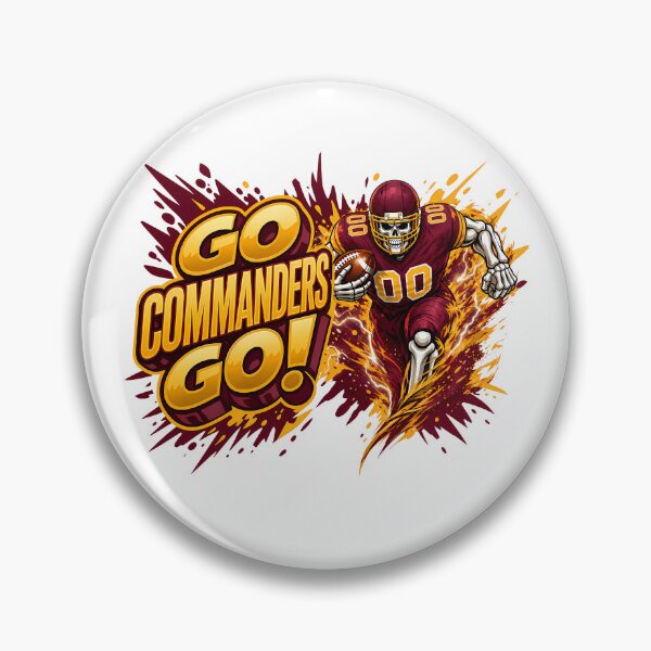 Item preview, Go Commanders Go! Washington Commanders Football Fan #0074 designed and sold by GLUVY-THEME.
