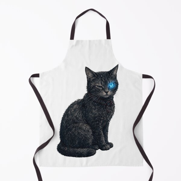 Item preview, Cyberpunk Tabby Cat Blue Neon Eye Bandana designed and sold by aigcx.