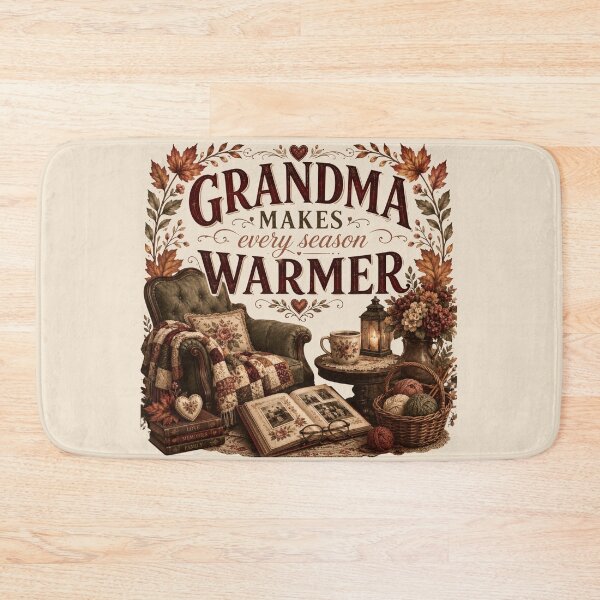 Item preview, Grandma Makes Every Season Warmer – Autumn Grandma Gift Design designed and sold by astersgraphics.