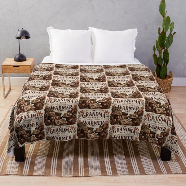 Item preview, Grandma Makes Every Season Warmer – Autumn Grandma Gift Design designed and sold by astersgraphics.