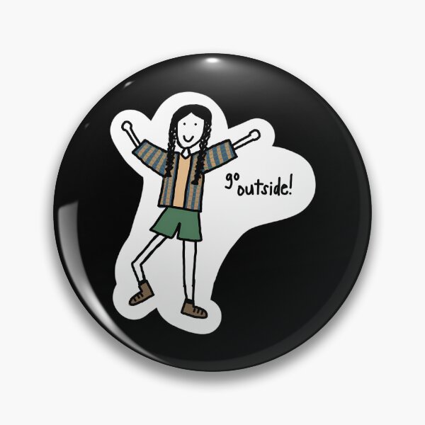 Item preview, Go Oustside Granola Girl Doodle designed and sold by eiden-roney.