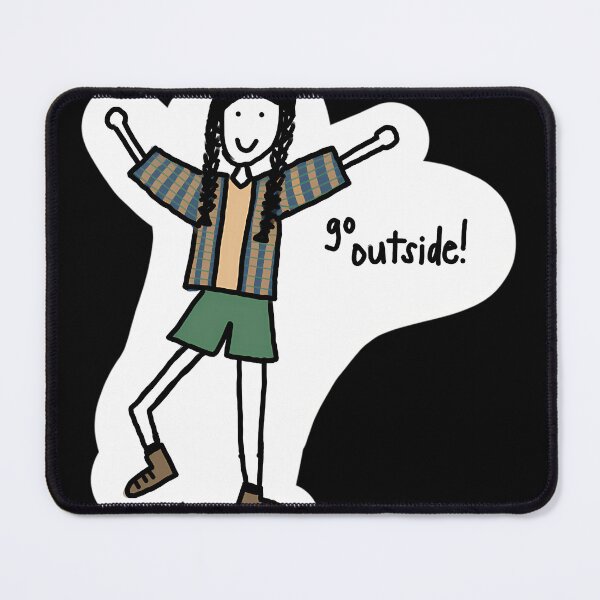 Item preview, Go Oustside Granola Girl Doodle designed and sold by eiden-roney.