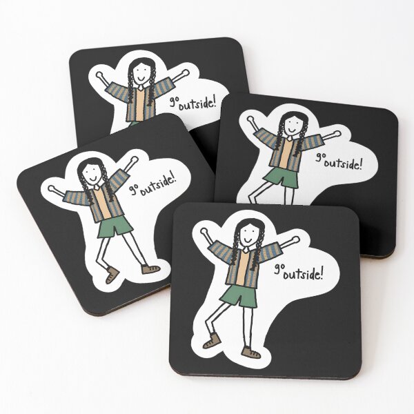 Item preview, Go Oustside Granola Girl Doodle designed and sold by eiden-roney.