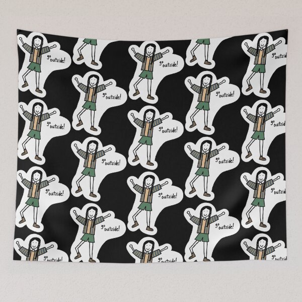 Item preview, Go Oustside Granola Girl Doodle designed and sold by eiden-roney.