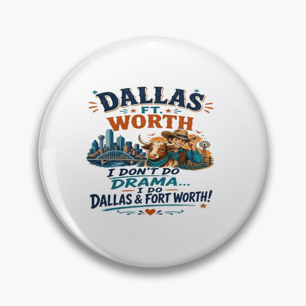 Item preview, Dallas Fort Worth I Don’t Do Drama Western Cowboy designed and sold by Sushikidsntoddlers.