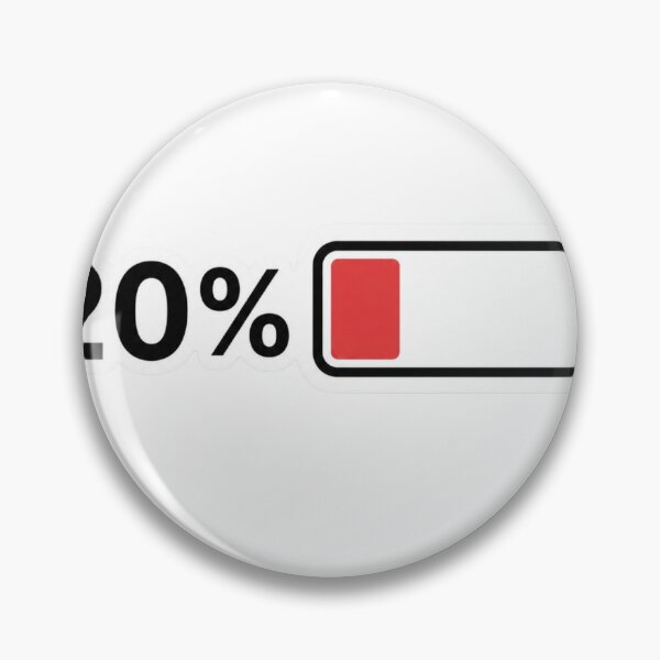Item preview, 20% Low Battery Icon designed and sold by EgoSovereign.