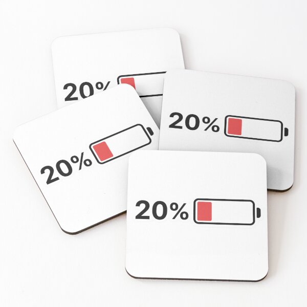 Item preview, 20% Low Battery Icon designed and sold by EgoSovereign.