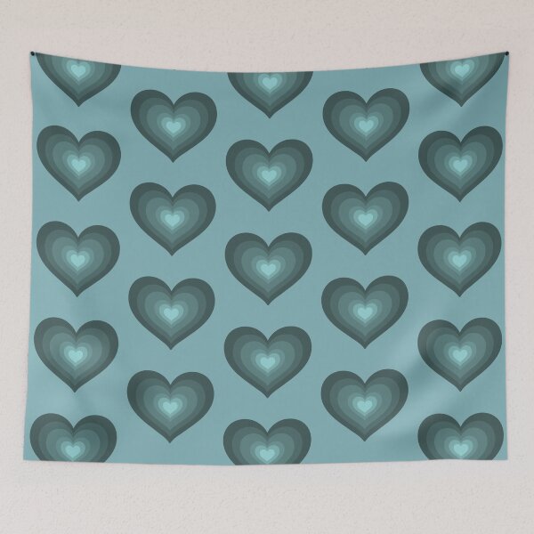Item preview, Aesthetic Teal Y2k Heart designed and sold by The Turquoise Brush.