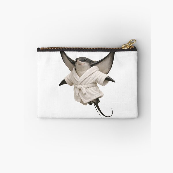 Item preview, Cute Eagle Ray in a White Bathrobe designed and sold by Sillytoe.