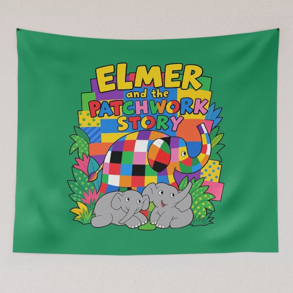Item preview, Elmer and the Patchwork Story designed and sold by HappyToons Shop.