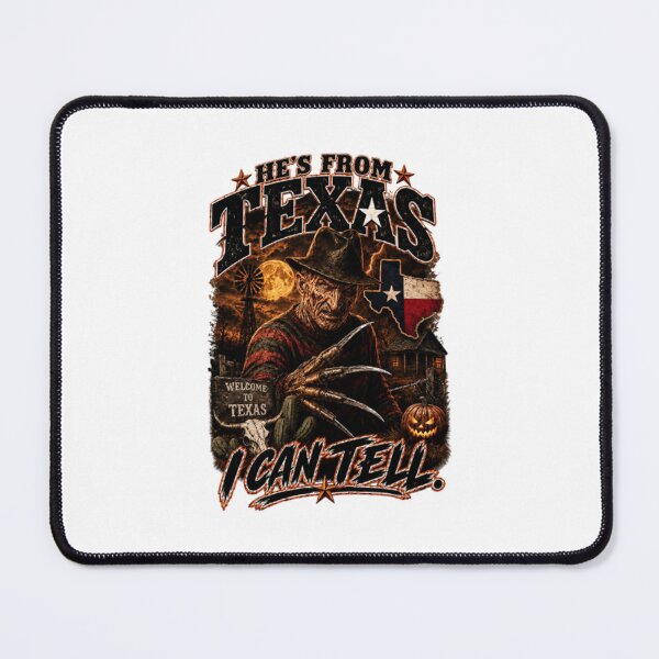 Item preview, Freddy Krueger Texas, Halloween Horror, He's From Texas I Can Tell designed and sold by perkmingStudio.