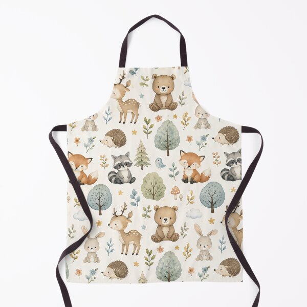 Item preview, Cute Watercolor Woodland Animals Nursery Pattern designed and sold by SeJaa.