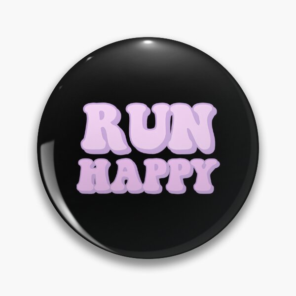 Item preview, Run Happy Purple Sticker designed and sold by eiden-roney.