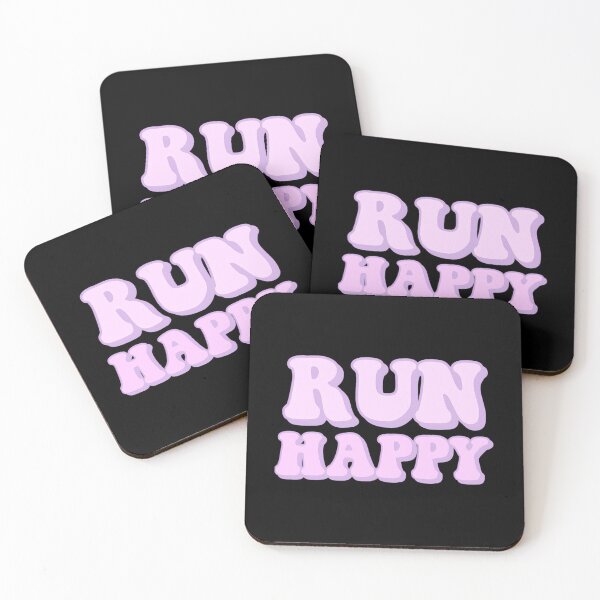 Item preview, Run Happy Purple Sticker designed and sold by eiden-roney.