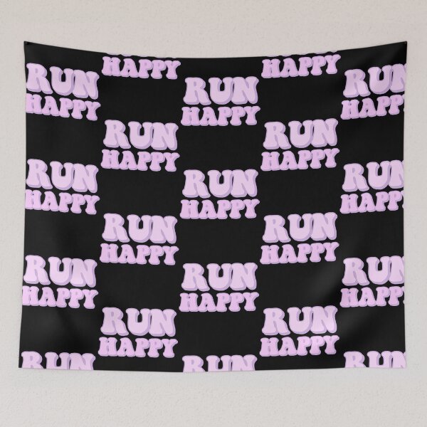 Item preview, Run Happy Purple Sticker designed and sold by eiden-roney.