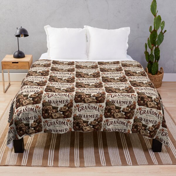 Item preview, Grandma Makes Every Season Warmer – Autumn Grandma Gift Design designed and sold by astersgraphics.