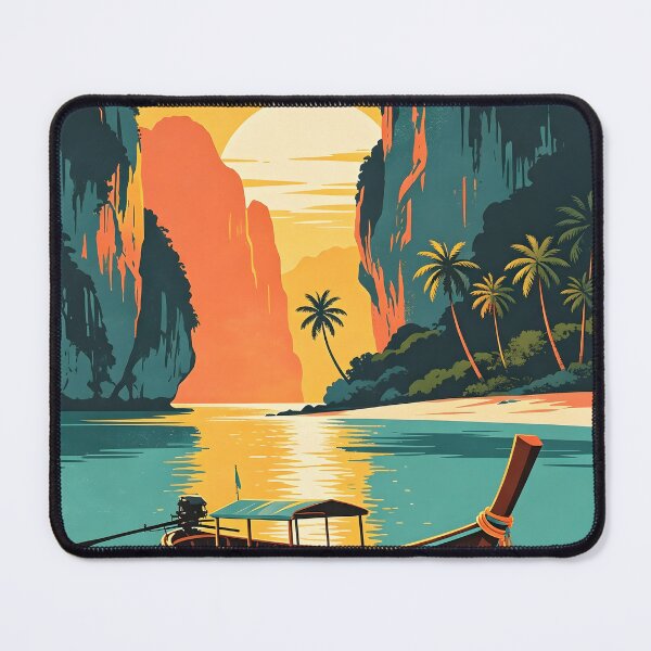 Item preview, Thailand Tropical Paradise – Longtail Boat at Sunset designed and sold by Spirit of Siam.