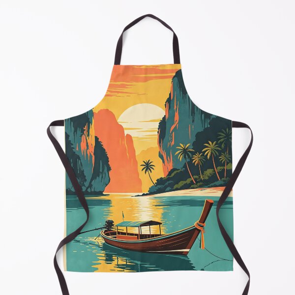 Item preview, Thailand Tropical Paradise – Longtail Boat at Sunset designed and sold by Spirit of Siam.